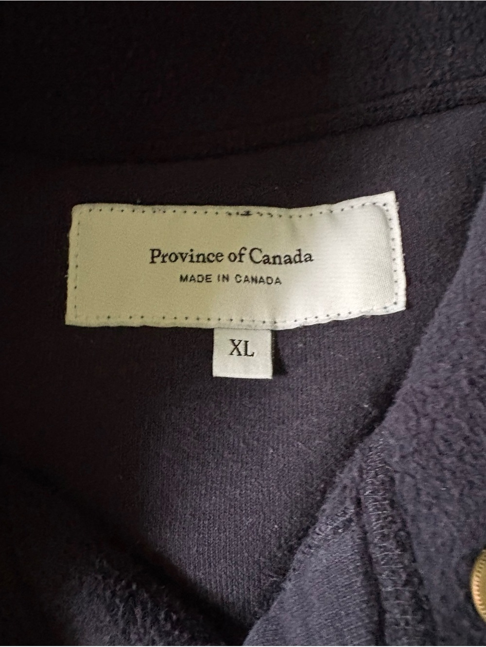 Province of Canada Reverse Fleece Pullover - Picture 2 of 5